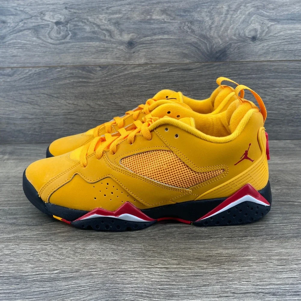 Jordan MVP 678 Basketball Shoes Mens Size 9 Taxi Yellow Red Black IO7437-705